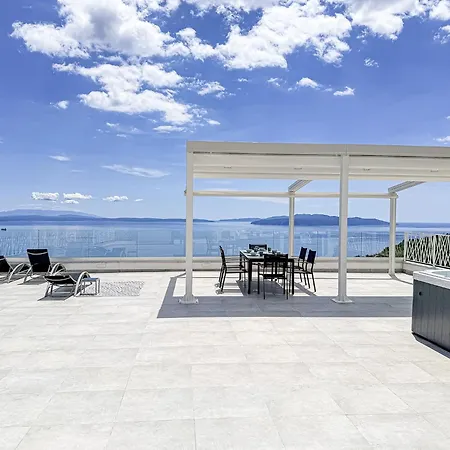 Skysea In Bregi With A View Of Opatija