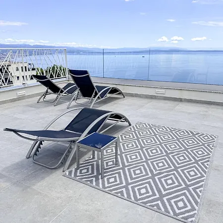 Skysea In Bregi With A View Of * Opatija
